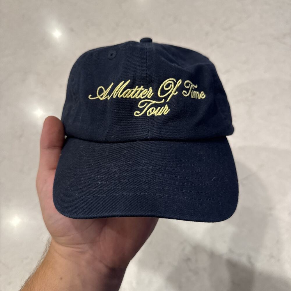 Laufey Matter of Time Tour Hat Black Adjustable Strapback Cap